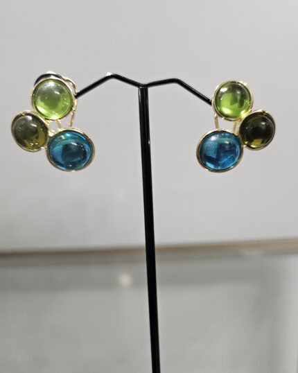 Harmonious Trio Sphere Earrings