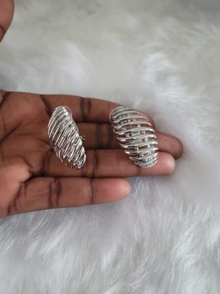 Lunar Textured Earrings