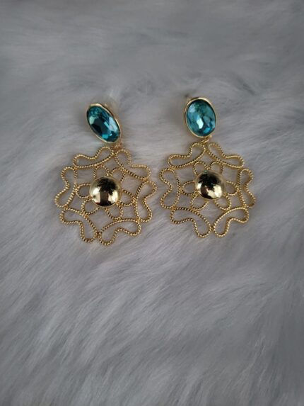 Sapphire Elegance Earrings