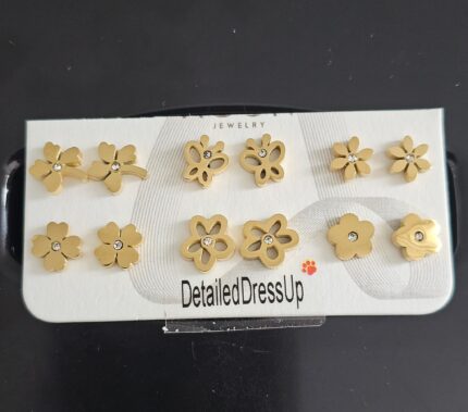 Floral Symphony Earring Sets (6 pieces)