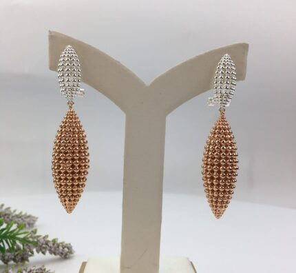Bronze and Silver Serenade Earrings
