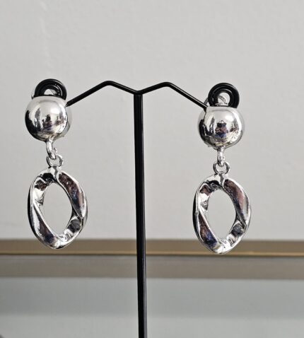 Starlit Grace Silver Earrings