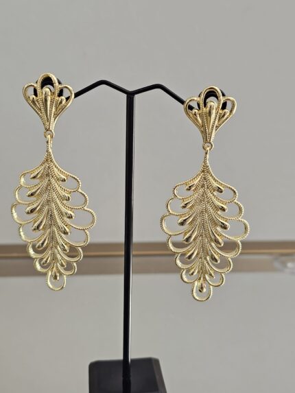 Golden Cascade Earrings