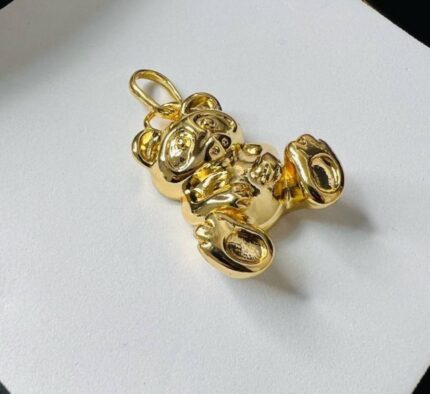 Gold Bear Pendant