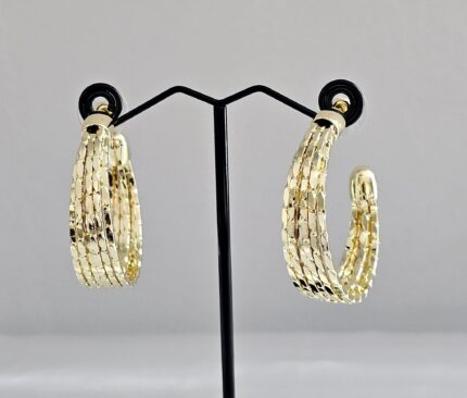 Textured Radiance Earrings