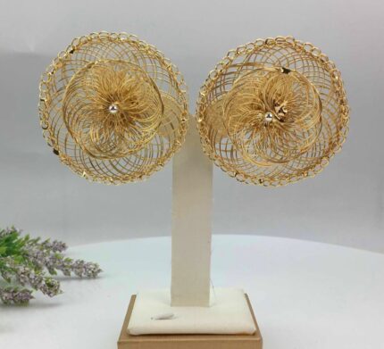 Floral Fan Blossom Earrings