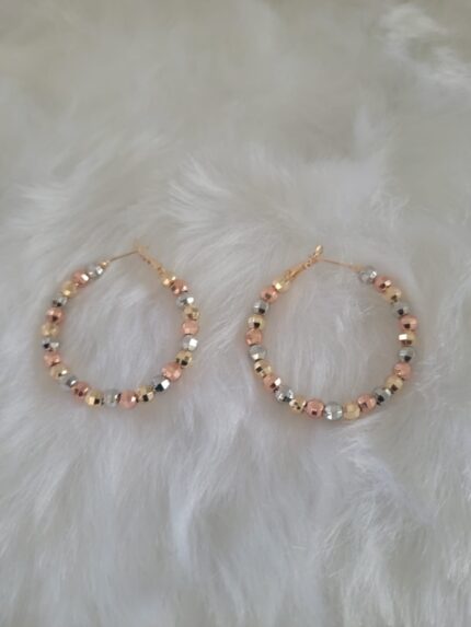 Trinity Radiance Hoop Earrings
