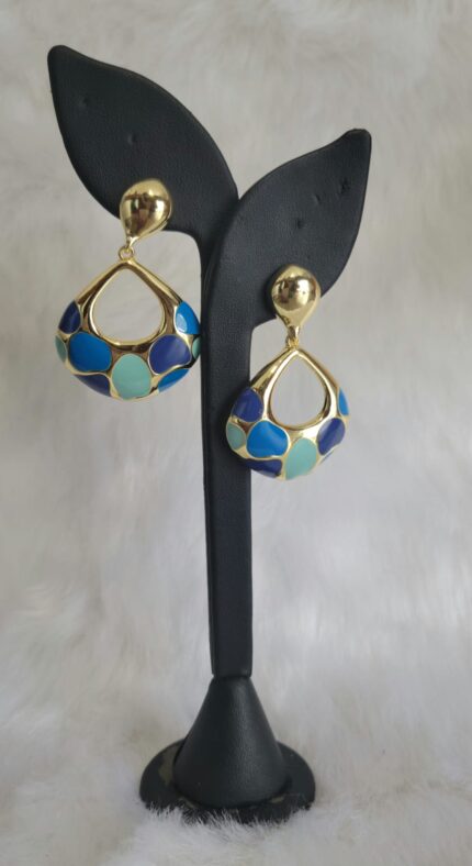 Azure Harmony Teardrop Earrings